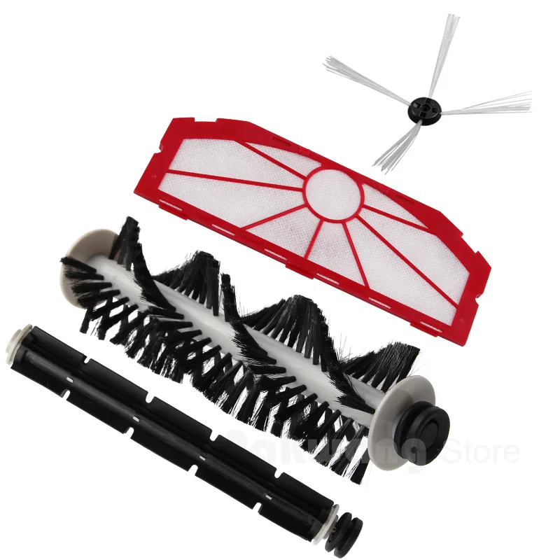 Accessories Combination of XR510 Robot Vacuum Cleaner Spare Parts Side Brush 1PC Rubber Brush