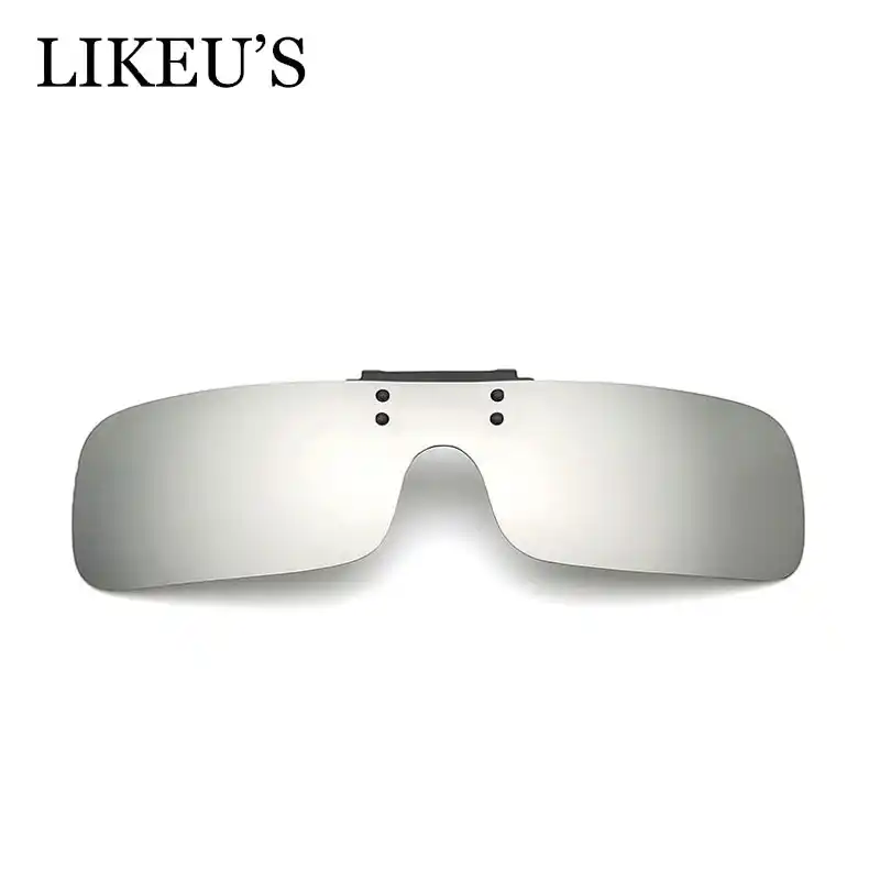 Likeu S 暗視ゴーグル釣りドライブクリップ Hd 偏光サングラスリムレスメガネ近視メガネ男性近視 Men S Sunglasses Aliexpress