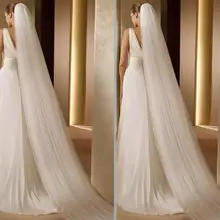 Свадебные аксессуары SuperKimJo Длинная свадебная фата из легкого фатина недорогой Свадебный свадебная фата