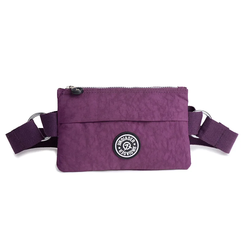 Новинка, женская сумка на пояс, модная Женская водонепроницаемая нейлоновая сумка высокого качества, Женская Портативная сумка с небольшой вместительностью - Цвет: Purple
