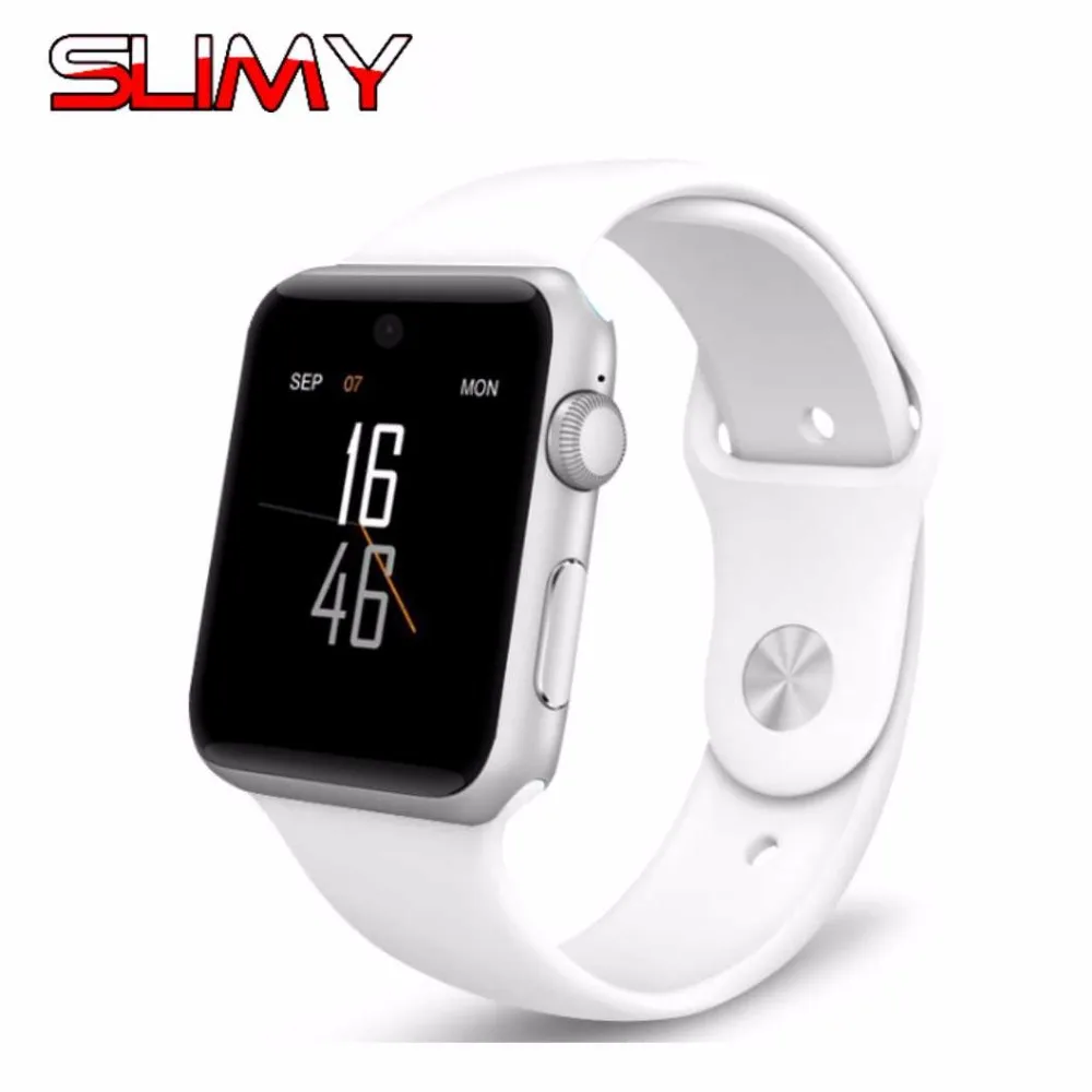 Slimy Best DM09 Bluetooth Смарт часы LF07 для Apple Watch 2.5D HD экран Поддержка 2G SIM Шагомер Умные часы беспроводные устройства