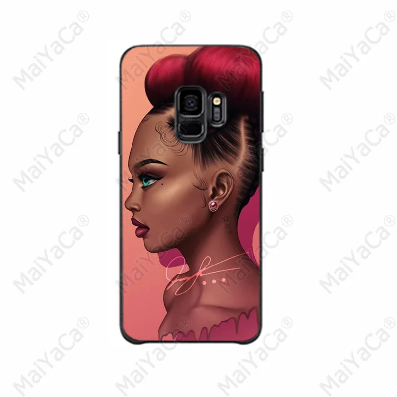 Colorful art african girl