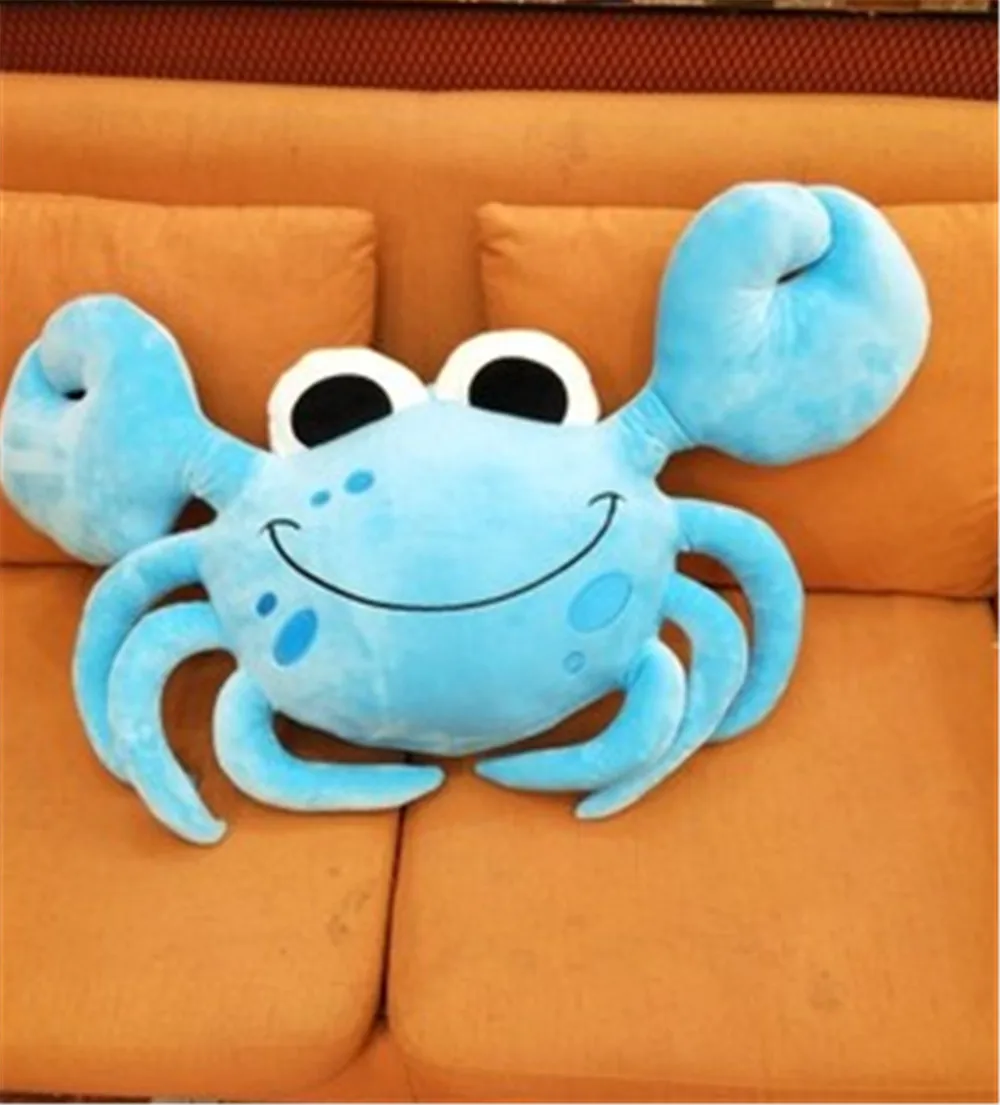 Fancytrader Plush Crab Toys Big Soft Stuffed Animals Crab Pillow Doll for Kids Gifts 80cm1