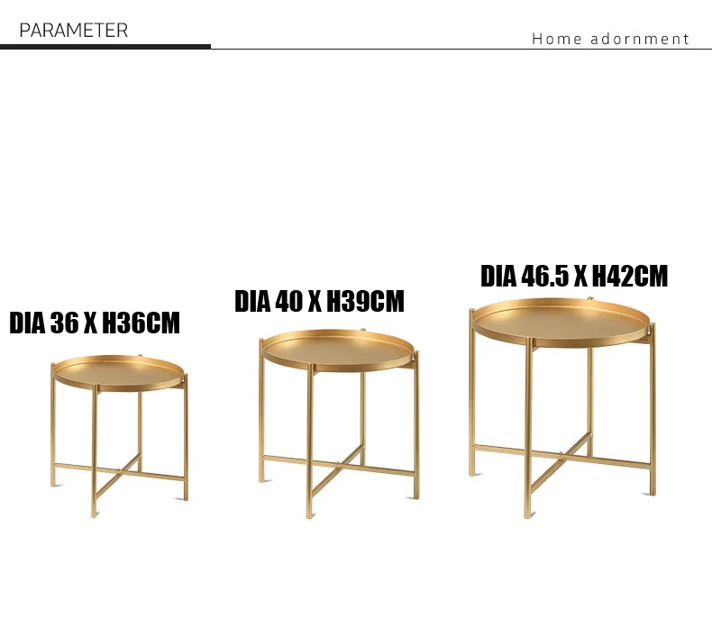 Скандинавский кованый поднос небольшой стол простой диван край кованого железа столик для сервировки кофе складной маленький круглый стол