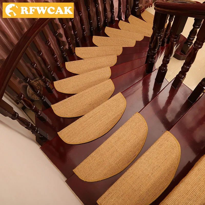 RFWCAK High end home full floor mats European Classic Stairs Mat Warm