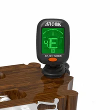 AT-101 AT-01A цифровой клип-на электрогитарный тюнер складной вращающийся зажим Высокая чувствительность Гавайские гитары части и аксессуары