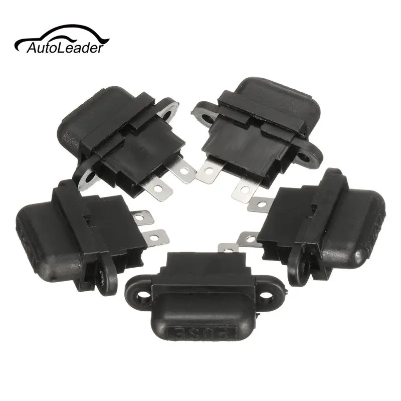 5X Amp Auto Blade Standard Fuse Holder Box for Car Boat Truck with Cover 30A