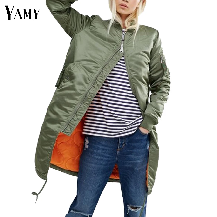 Winter long jackets and coats 2017 spring female coat casual military olive green bomber jacket women basic jackets plus size Winter long jackets and coats 2017 spring female coat casual military olive green bomber jacket women basic jackets plus size