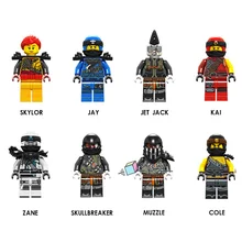 100 шт/партия Kai Zane Skylor Skullbreaker Muzzle кирпичи строительный блок рождественские игрушки для детей A017-024