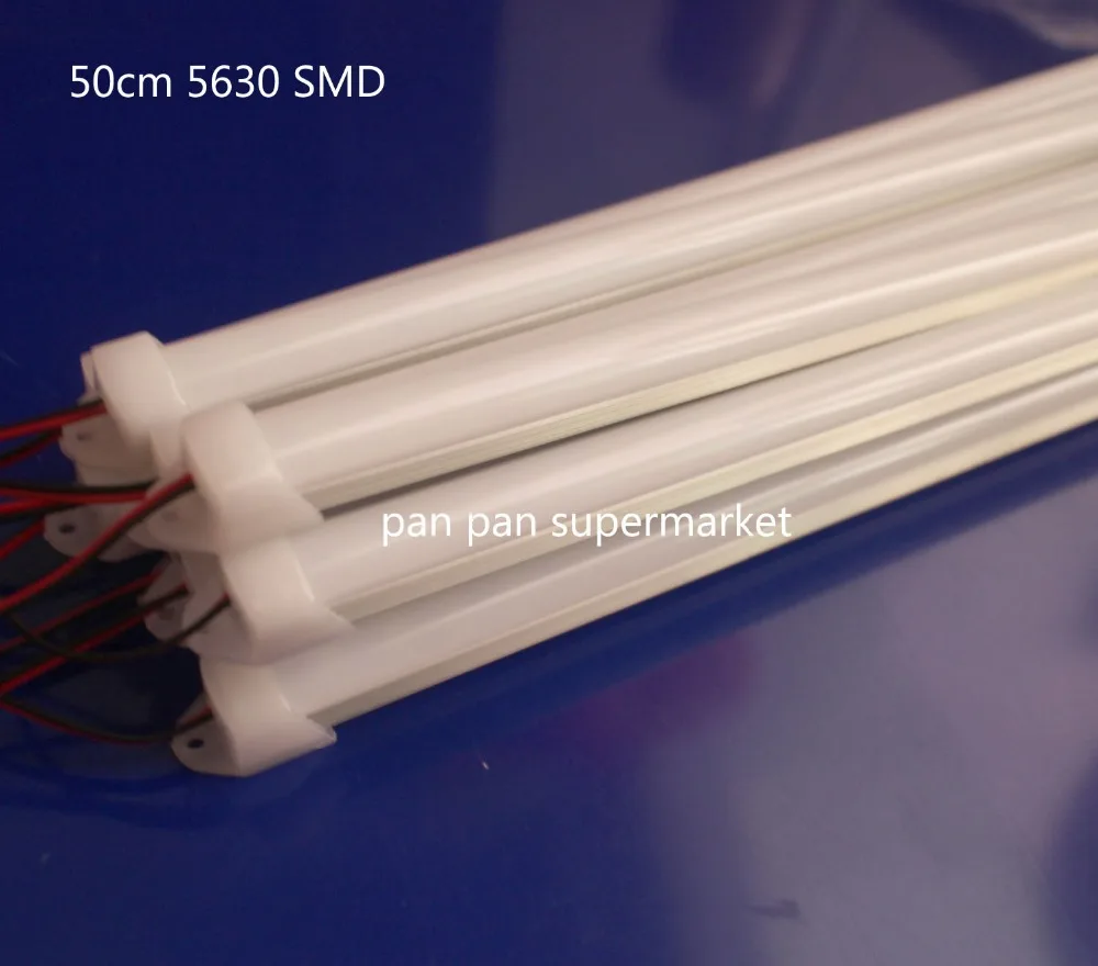 5 шт./лот 50 см u алюминиевый корпус DC 12 В 36 SMD 5630 жесткий Светодиодные ленты белый/теплый белый