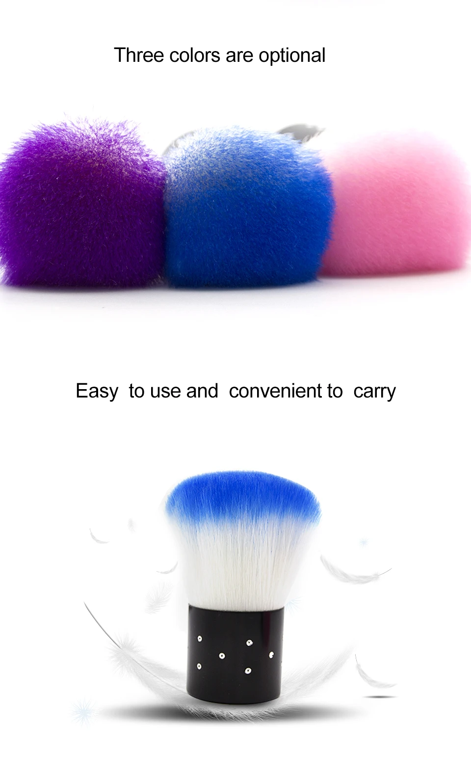 LaMaxPa dipping powder brush skin-friendly soft easy to use convenient to carry dipping powder brush nail art salon