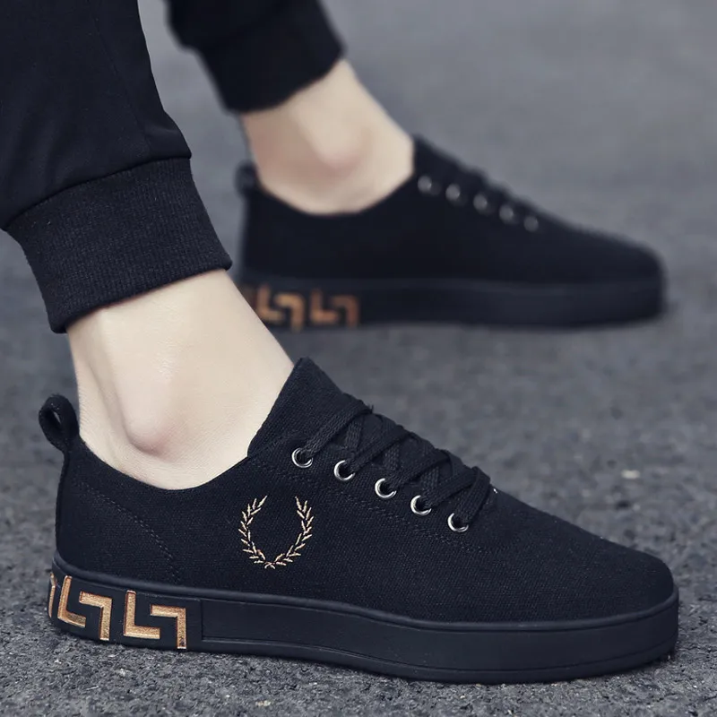 

2019new Korean version of the trend of summer men's shoes wild casual canvas flat shoes summer breathable cloth shoes tide shoes