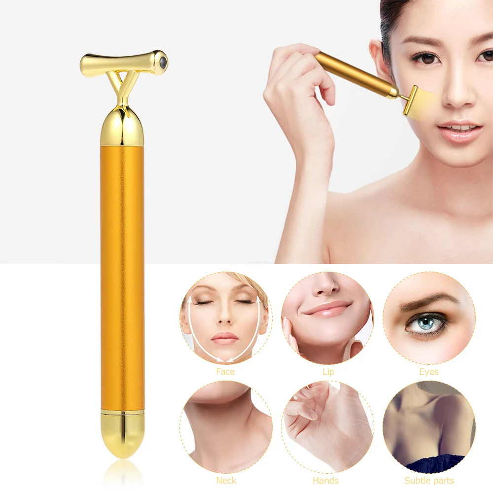 Buy Slimming Face 24k Gold Vibration Massager Facial