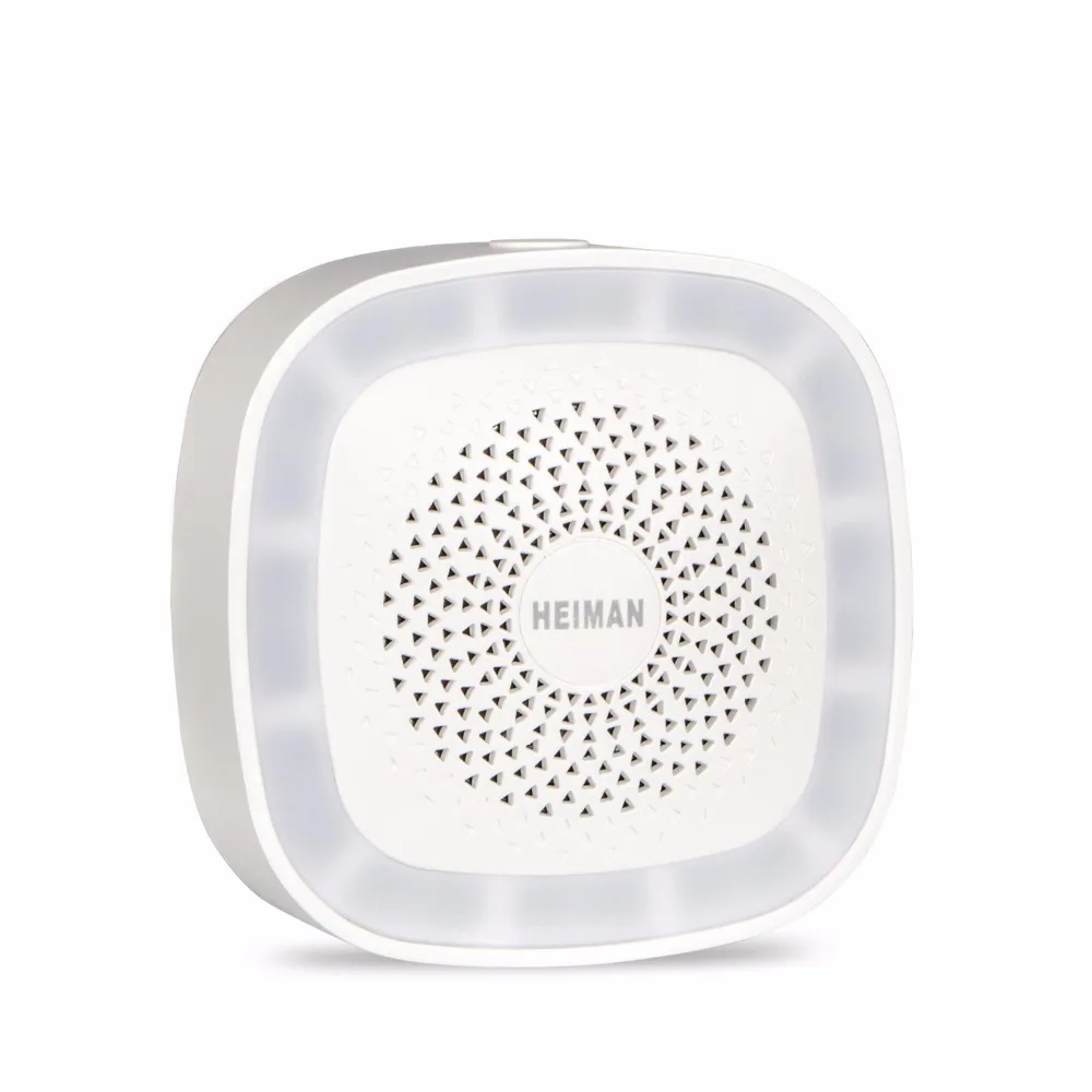 HEIMAN сигнализация ZigBee сенсор s беспроводной пожарный детектор дыма для WiFi