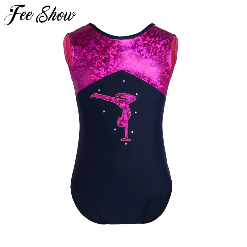 

Toddler Girls Glittery Splice Ballet Tutu Dance Gymnastics Leotard Dress Ballet Costumes Acrobatics for Girls Dance Wear