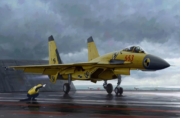Военная Униформа сборки модель 1: 72 китайский J-15 летательный аппарат для коробки