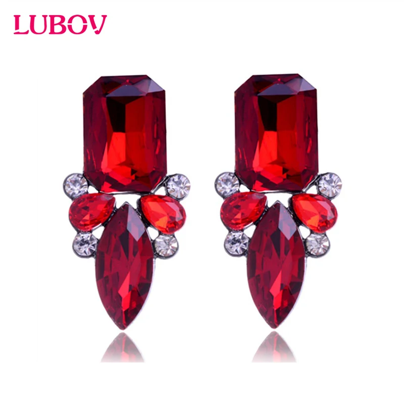 Женские серьги гвоздики с кристаллами 8 цветов|stud earrings|stud earrings for womenearrings women |