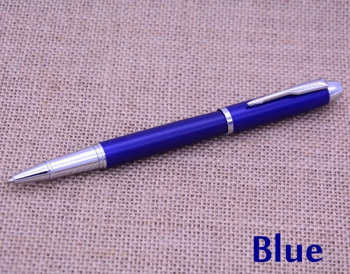 Blue Jinhao 599 черная серебристая металлическая шариковая офисная деловая ручка Средний наконечник шариковые ручки для письма школьные канцелярские принадлежности подарки - Цвет: Blue