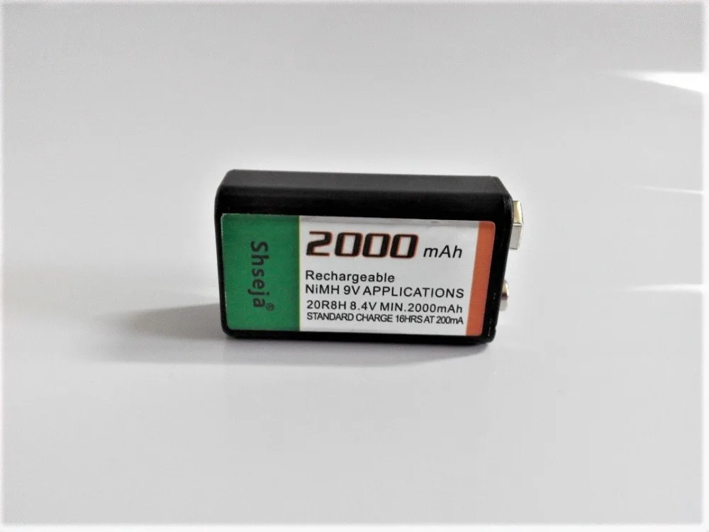 9v 2000mAh Ni-MH перезаряжаемый 9 вольт NiMH аккумулятор 18650 10440 14500 CR123A 9 V зарядное устройство