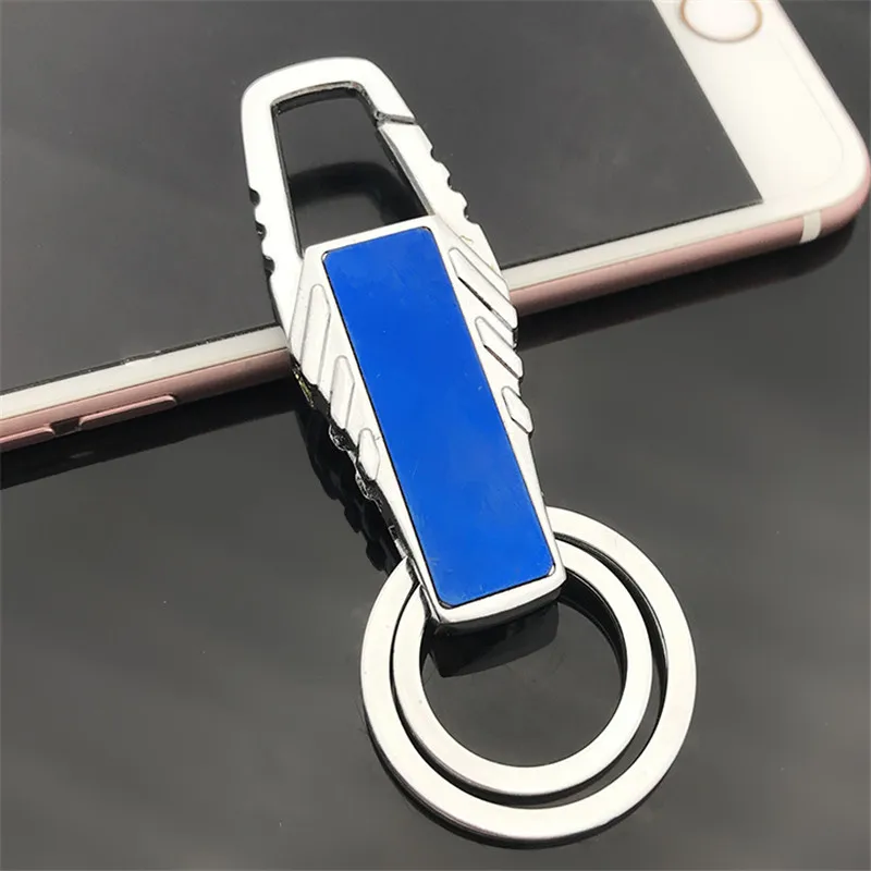 

Naiveroo Stainless Steel Gourd Buckle Carabiner Keychain Waist Belt Clip Anti-Lost Buckle Hanging Retractable Keyring 6A0218