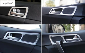 

Lapetus Accessories For KIA Sportage 2016 - 2020 Inside Car Door Pull Doorknob Handle Bowl Strip Molding Cover Kit Trim 4 Pcs