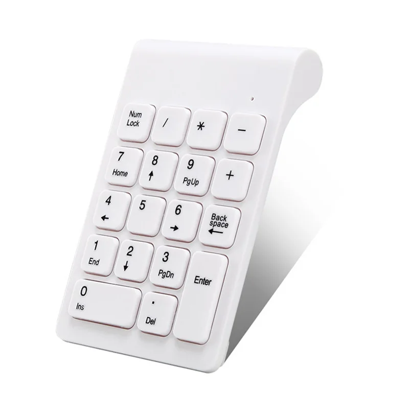 Nworld 2 4G Беспроводная клавиатура USB цифровая 18 клавиш мини ультра тонкая для учета