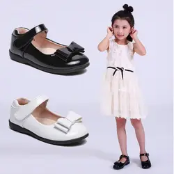KINE PANDA школьная детская обувь для девочек принцесса кожаная обувь детская Свадебная вечеринка платье танцевальная обувь для девочек