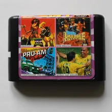 Gaudtlet IV/голый костяшки/Pro-AM/Чемпионат мира футбол 16 бит MD игровая карта для sega 16bit игровой плеер