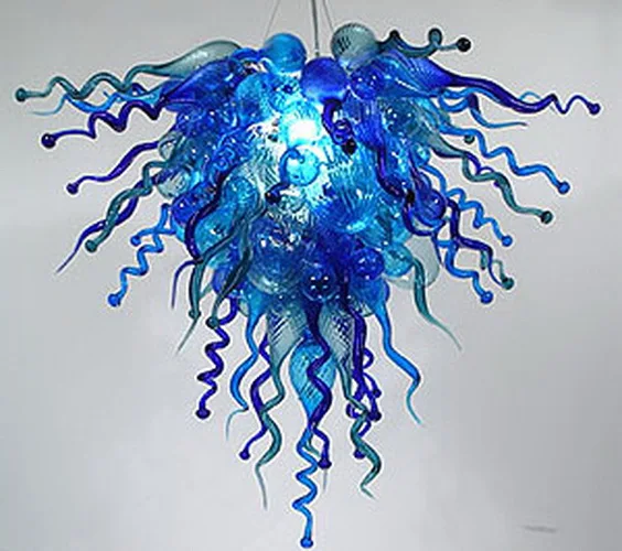 Us 760 0 20 Off Fancy Blue Lamps Led Handmade N Gl Flush Mounted Chandelier Lighting Lr033 In Chandeliers From Lights On Us 760 0 20 Off Fancy Blue Lamps Led Handmade N Gl Flush Mounted Chandelier Lighting Lr033 In Chandeliers From Lights On