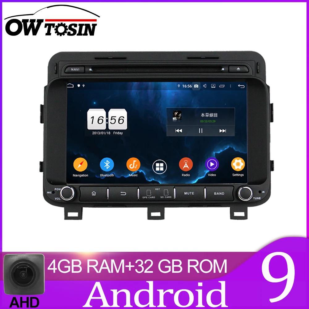 

Owtosin Car Radio Multimedia Video Player Navigation GPS Android 9.0 For Kia OPTIMA K5 2014 2015 Car 4GB RAM 32GB ROM