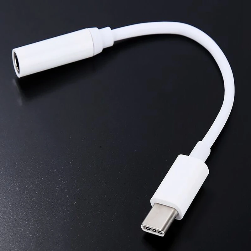 200 шт/лот адаптер для наушников типа C до 3,5 мм usb 3,1 type C USB-C штекер 3,5 AUX аудио конвертер гнездо