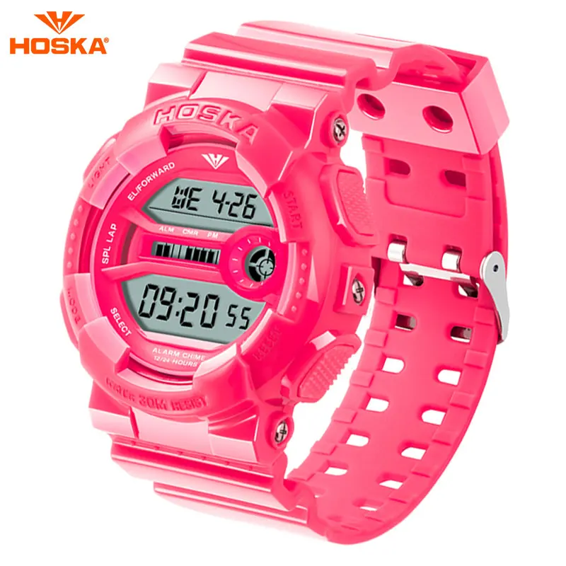 Buy Electronic Watch Women HOSKA Sport Chronograph
