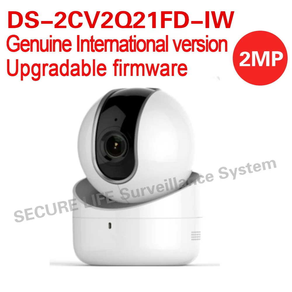 DS-2CV2Q21FD-IW английская версия 2MP 5 м ИК купольная IP CCTV камера pt wifi, встроенный микрофон динамик двухстороннее аудио