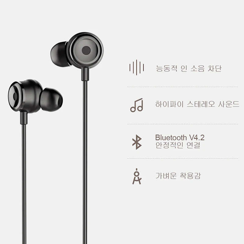 Baseus S15 Беспроводные спортивные наушники с шумоподавлением и Bluetooth, погружающиеся в музыкальный мир без шума