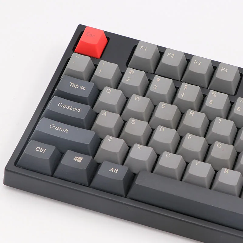 Колпачки для клавиатуры BGKP Dolch ODM толстые клавиши PBT черные красные темно серые Mix