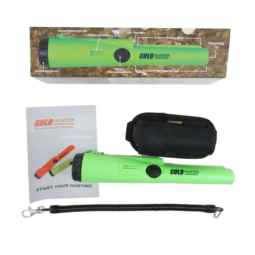 

Handheld metal detector positioning rod archaeological outdoor treasure hunt