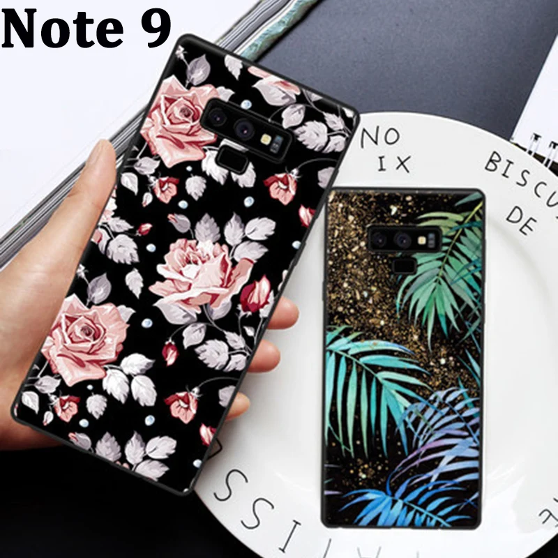 Модные чехлы для Samsung galaxy Note 9 чехол милый мультяшный мягкий Note9 задняя крышка