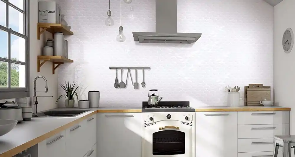 Revestimiento y adhesivo para cocina, azulejo autoadhesivo para pared