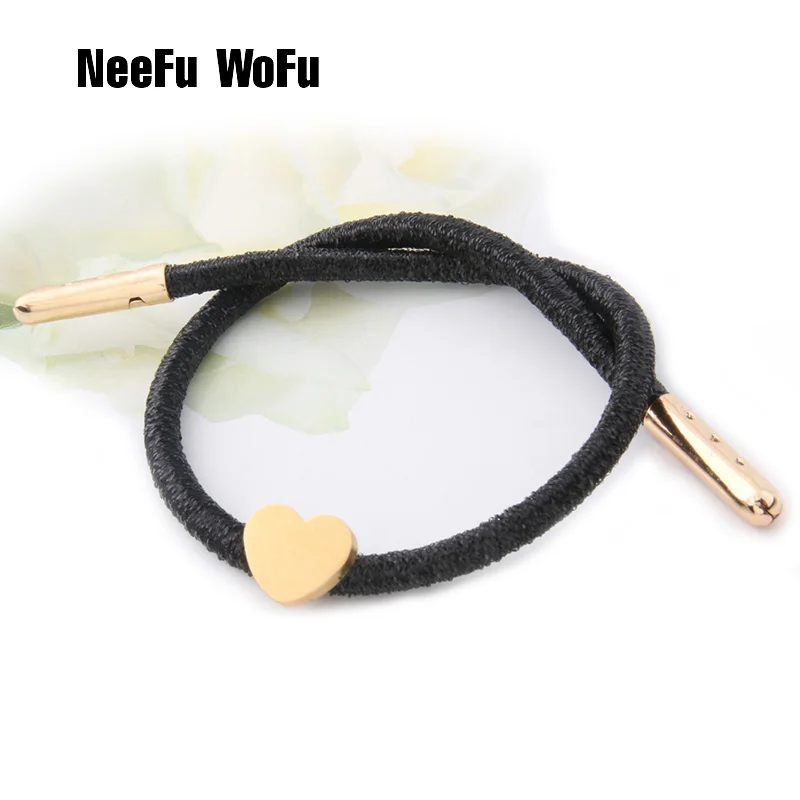 

NeeFuWoFu Four leaf clover Bracelets Stainless Steel Bohemia de Madera Pulseira Estrela de Cinco Pontas Wooden Bracelet Perles