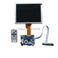 HDMI-VGA-2AV ЖК-дисплей драйвер платы+ клавиатура OSD с кабелем от ulanzi+ дистанционное управление с получать+ 8 дюймов ЖК-дисплей панель EJ080NA-05B 800*600