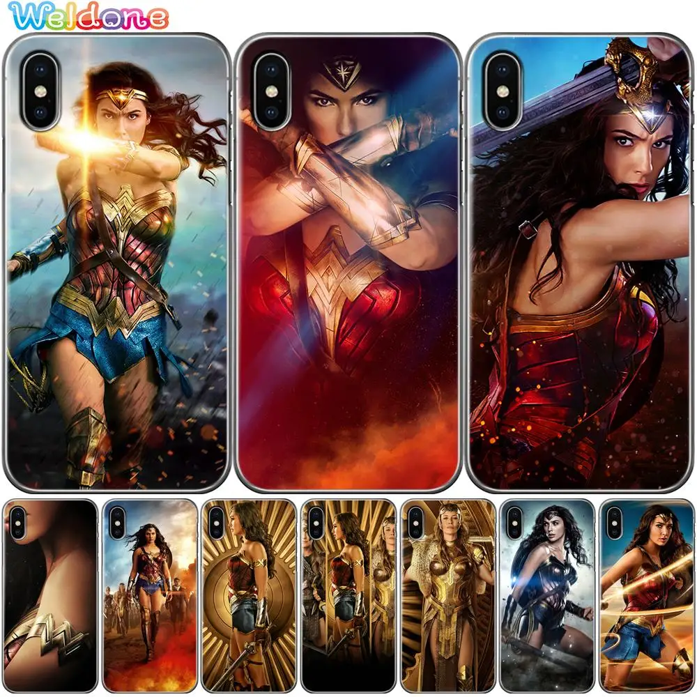 

Fashion Marvel Diana Prince Wonder Woman Phone Case For iPhone XS Max XR X 7 6s 8 Plus 5S SE diana prince case Cover etui Coque