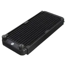 1 шт. Алюминий G1/4 240 мм ПК компьютер радиатор водяного охлаждения кулер для Процессор LED tec радиатора