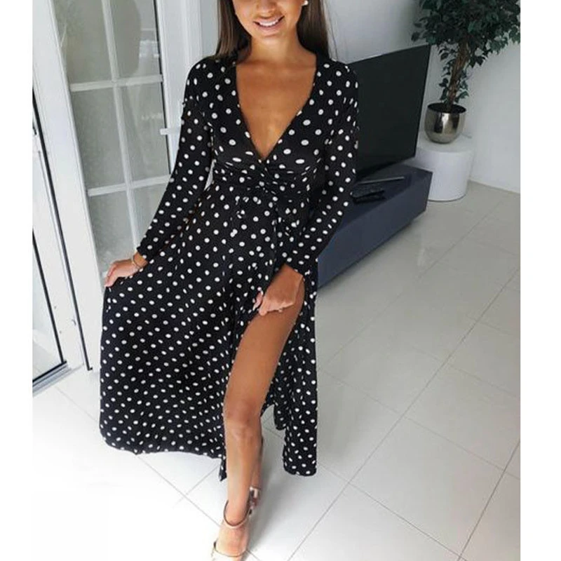 

Ladies Summer Boho Casual Long Maxi Evening Party Beach Dress Sundress