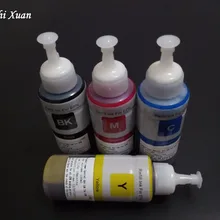 100 мл 4 шт. чернила для струйных принтеров для Epson TX525 TX650 TX659 TX700 TX710 TX720 TX730 TX800 RX595 RX600 RX610 RX660 краска для картриджа