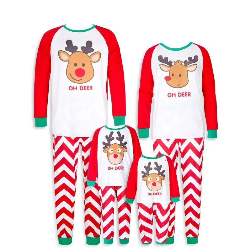 

Family Christmas Pajamas Set Warm Adult Kids Girls Boy Mommy Sleepwear Nightwear Mother Daughter Clothes Matching Family Outfits