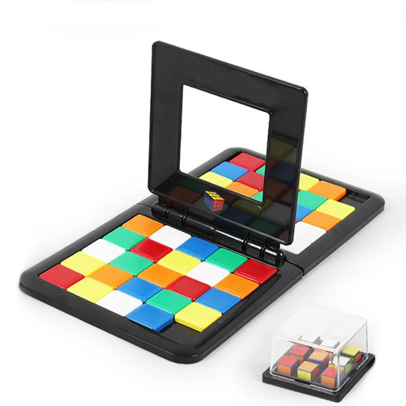 

Magic Block Race Board Game Toys Parent-child Interaction Cube Desktop Bricks Funny Educational Toys For Children Adults Gift