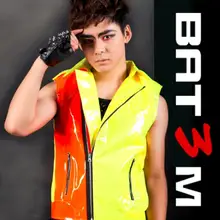 XS-5XL! прилив мужской этап личность флуоресцентные цвета локомотив жилет хан издание сценические костюмы