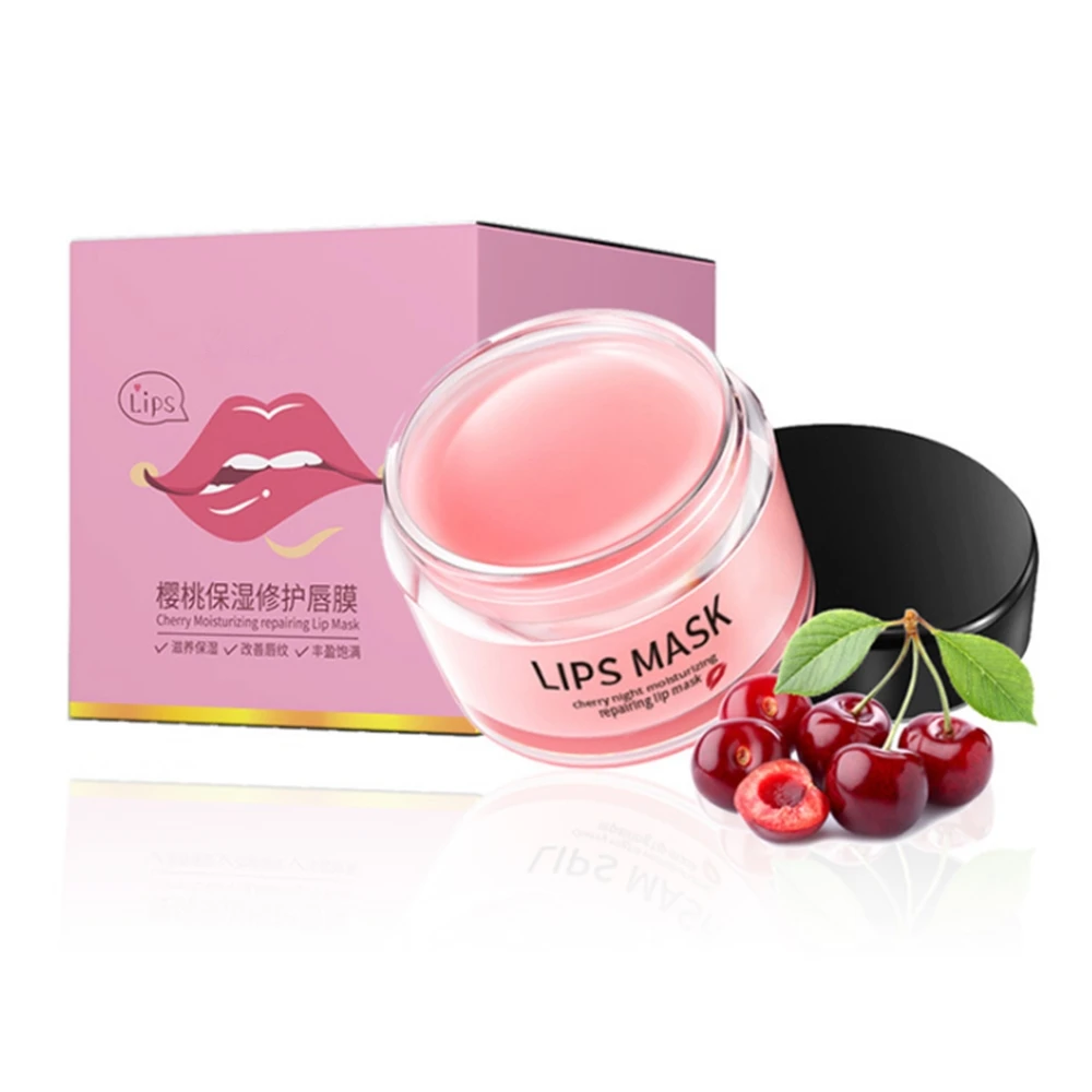 Polysmbety Алоэ Cherry экстракт полный патчи для губ пополнела розовые губы крем