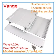 4 шт./лот настенный разделительный корпус 90*35*120 мм 6063-T5 алюминиевый экструзионный чехол для устройства слежения