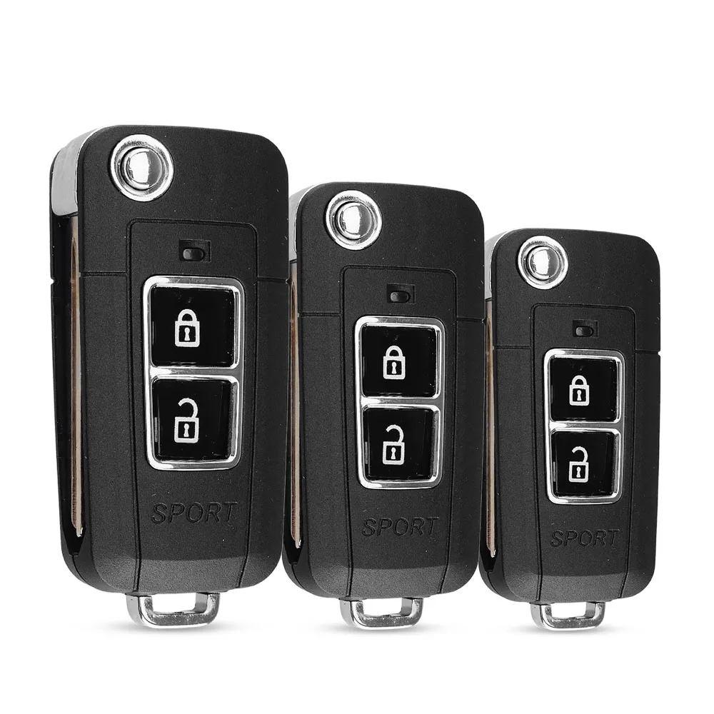 KEYYOU 2 кнопки модифицированный флип ключ складной корпус автомобильного ключа дистанционного управления для KIA Sportage Sorento FORTE CERATO Брелок чехол для ключей